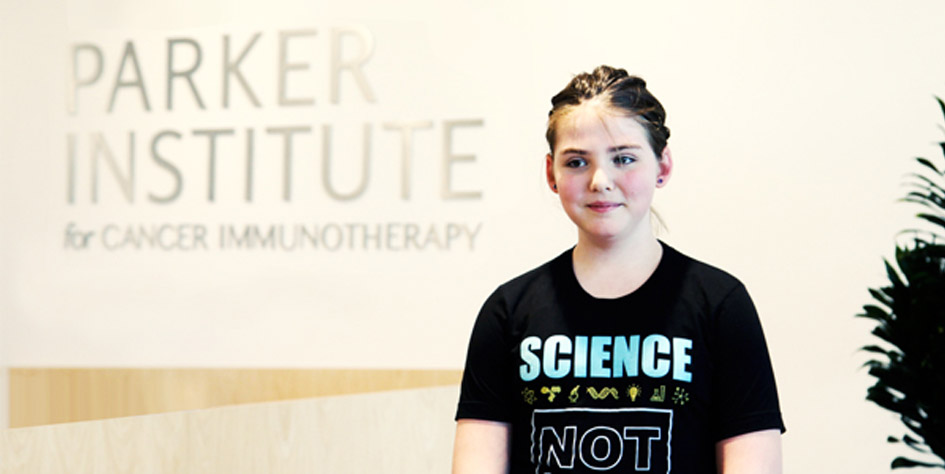 Emily Whitehead visits Parker Institute for Cancer Immunotherapy